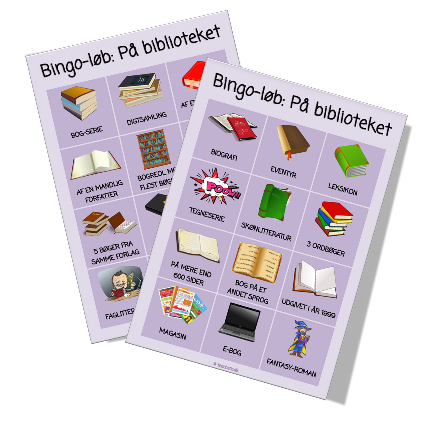 Bingo-løb - På biblioteket