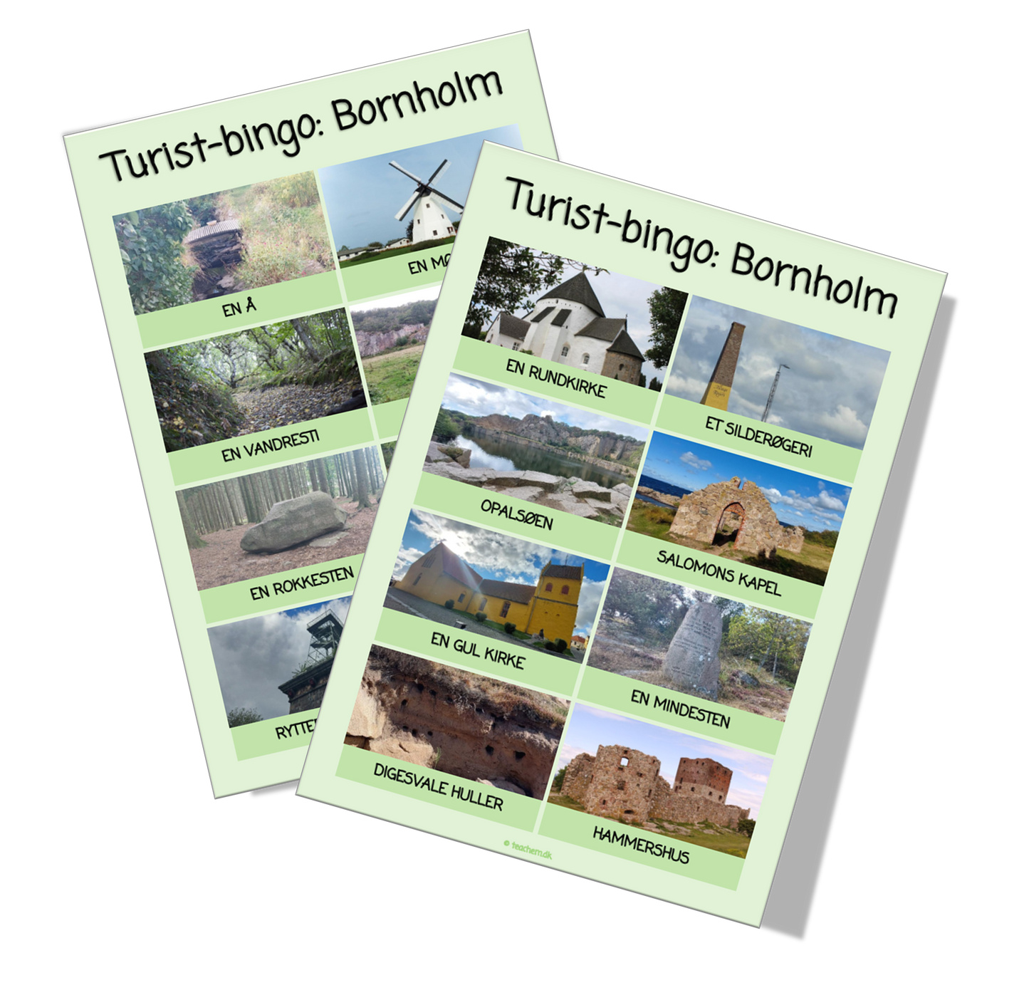 Turist-bingo - Bornholm